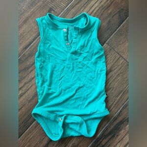 Kyte Baby sleeveless bodysuit - Caribbean